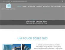 Tablet Screenshot of centraldoaluminio.com.br