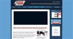 Desktop Screenshot of centraldoaluminio.com